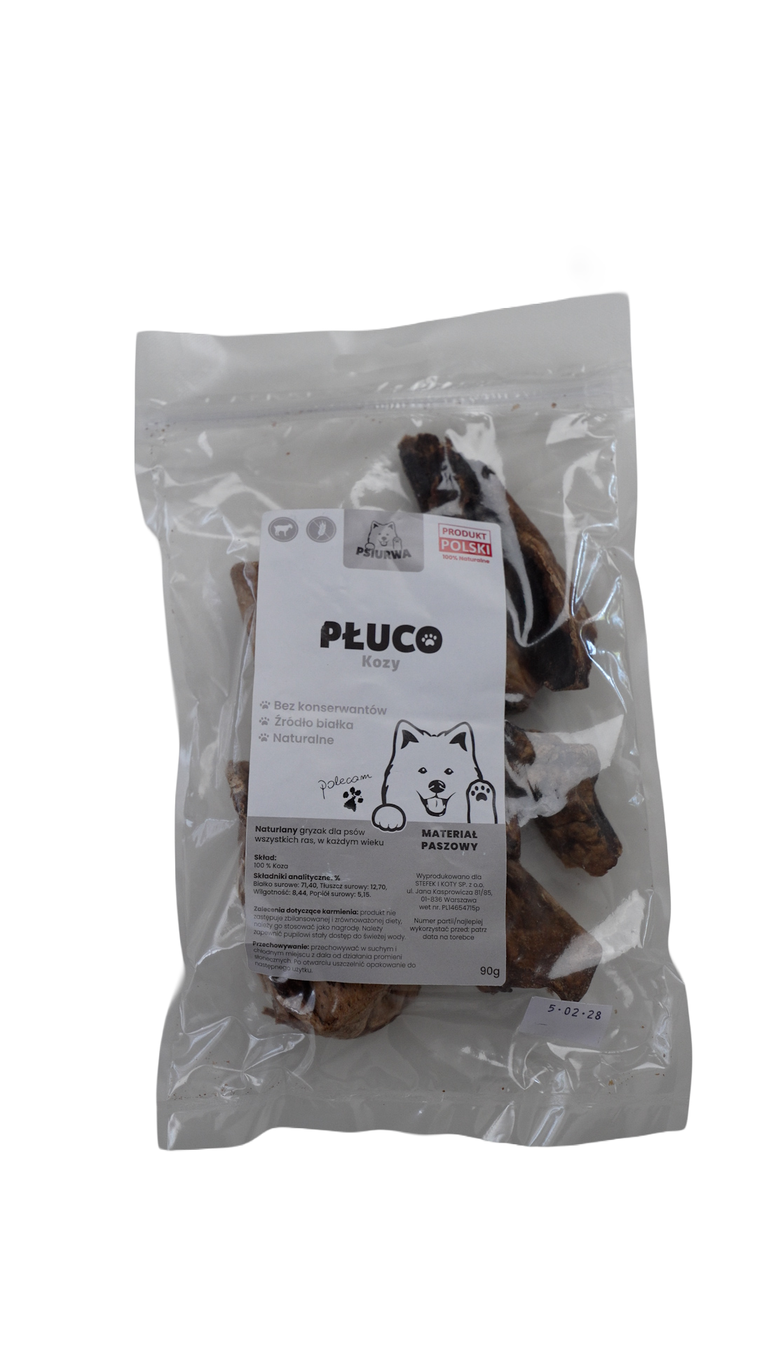 GRYZAK "PŁUCO KOZY" 90g