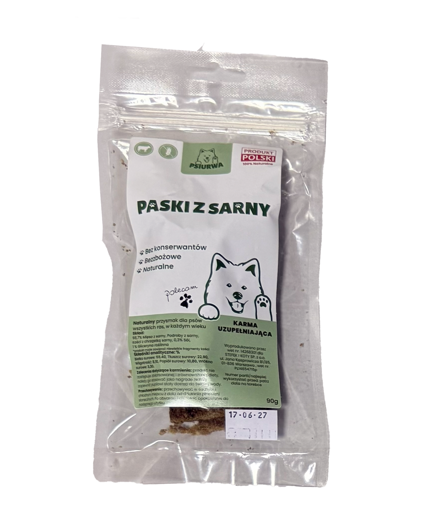 PASKI Z SARNY 90g