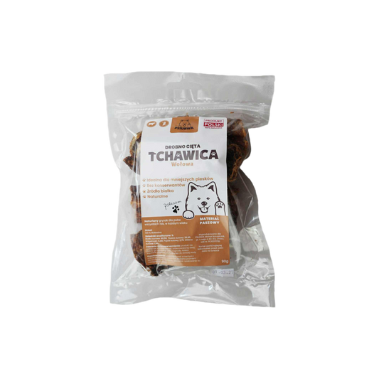 GRYZAK „TCHAWICA WOŁOWA DROBNO CIĘTA” 90g