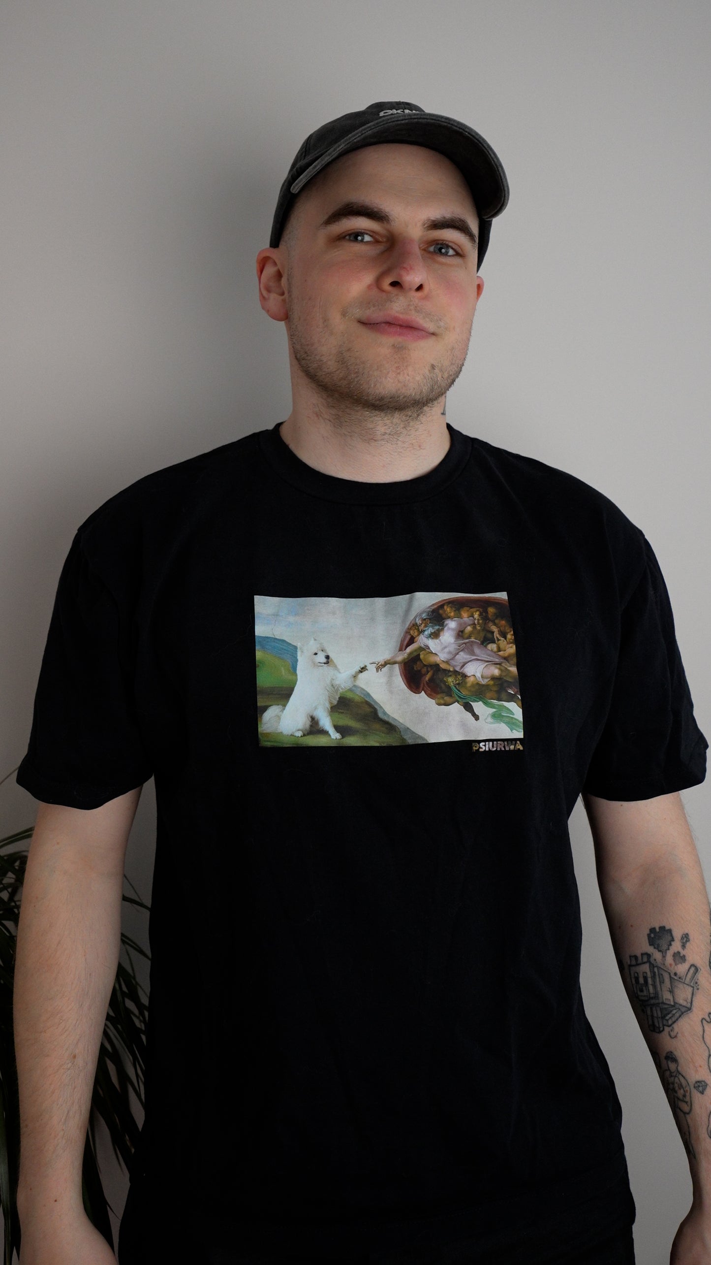 [PREORDER]  Koszulka PSIURWA - "stworzenie Stefka" oversize, czarna