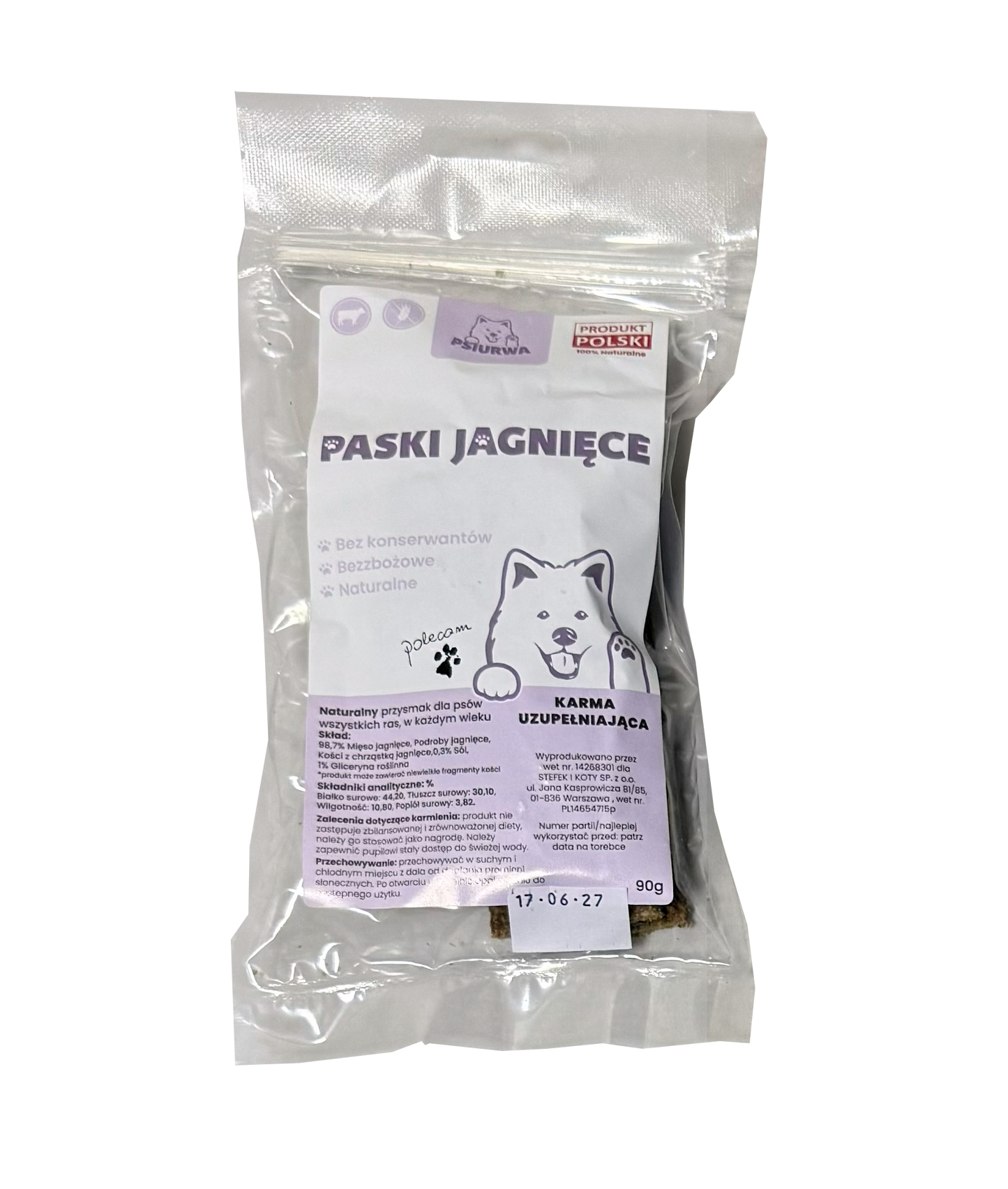 PASKI JAGNIĘCE 90g